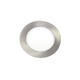 thumbnail of Luminária embutida LED de 6 W, luz fria, 6000 K. Redonda, embutida, acabamento em aço.