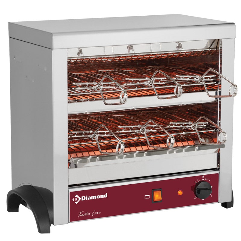 Toaster 6 pinces - chauffe au quartz - Diamond