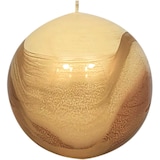 thumbnail of Kugelkerze "Design Lotos" sand/cappuccino Ø 100 mm