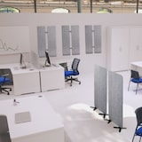 thumbnail of Rocada silla respaldo malla y asiento negro