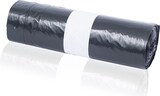 thumbnail of 100 Müllbeutel LDPE Folie 60 Liter mit Zugband Abfallsäcke Müllsäcke schwarz
