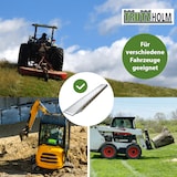 thumbnail of TRUTZHOLM 2 x Schwerlastrampen 265 cm 3300kg/Paar Alu 35 cm Breite geriffelt Rampen Verladerampen