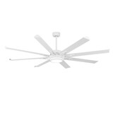 thumbnail of Ventilador Extragrande Dc Grado Blanco Led Doble Luz Con Cct