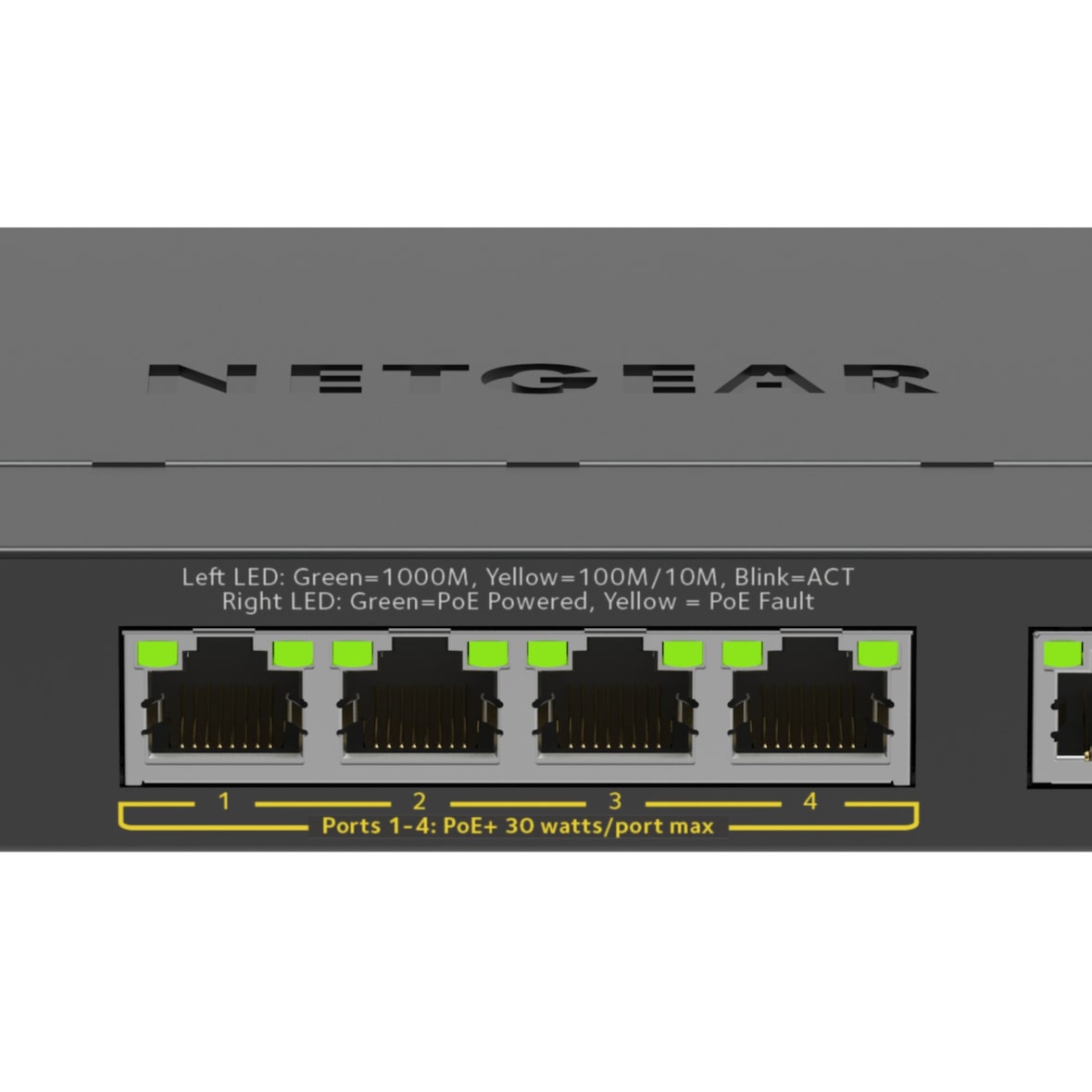 NETGEAR Switch Plus 5 portas 10/100/1000
