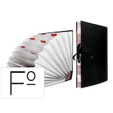 thumbnail of Carpeta Fuelle Liderpapel Folio Carton Forrado Negra