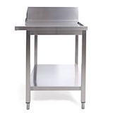 thumbnail of MP-700D DX table d'appoint avec dosseret et pieds (700 x 750 x 850 mm) | Tables de lave-vaisselle à baldaquin Sammic