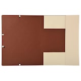 thumbnail of Exacompta 56986SE 25x Sammelmappen mit Gummizug und 3 Klappen Forever, 24x32cm für DIN A4, aus Karton - beigefarbe