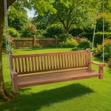 thumbnail of Schaukelbank MUVER - Holz Teak 200x70x62 cm | Hängebank Gartenschaukel Zum Aufhängen Veranda-Schaukel