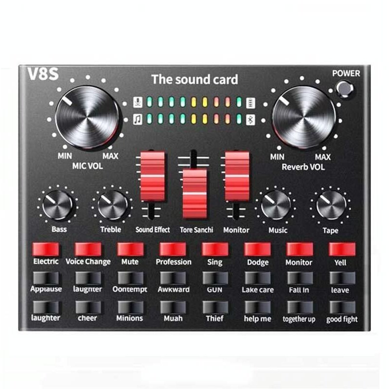 Microphone Polyvalent Pour Live K Song Avec Effets Spéciaux Et Connexion Bluetooth YONIS