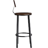 thumbnail of tectake Juego de taburetes altos POOLE  Madera Industrial Oscura, Rústica