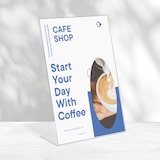 thumbnail of Europel Tischaufsteller Budget L-Ständer DIN A4 1,5 mm Hochformat - 10 Stück