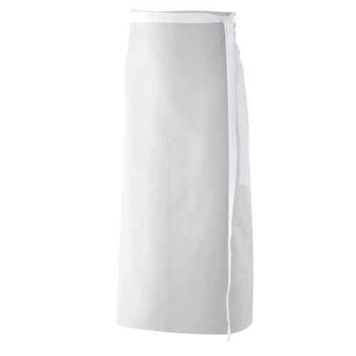 102 - Vorbinder B 100 x L 80 cm : weiß 65% Polyester 35%Baumwolle 220 g/m²