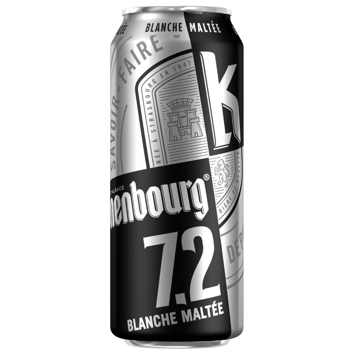 Bière Blanche Kronenbourg 7.2° 50cl/Canette 24 canettes