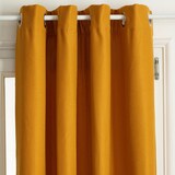 thumbnail of WellHome - Cortina isolante na cor ocre, 140 x 260 cm, 100% poliéster.