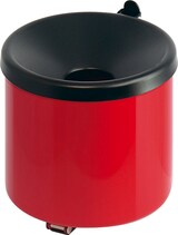 thumbnail of Runder feuerlöschender Wandaschenbecher | 2 Liter, HxØ 16x16cm | Metal | Rot mit schwarzem Decker