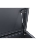 thumbnail of Tarrington House Baule da esterno, interna a LED, metallo, 133 x 61 x 67 cm, grigio