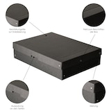 thumbnail of Falken 22001688 PURE Box Black DIN A3, Füllhöhe 100 mm schwarz - Schwarz