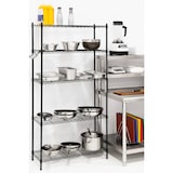thumbnail of Royal Catering Estantería de metal - 35 x 90 x 180 cm - Negro