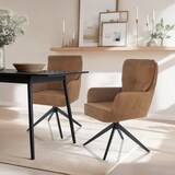 thumbnail of Esszimmerstuhl / Drehstuhl TARUGO Stoff braun hjh LIVING