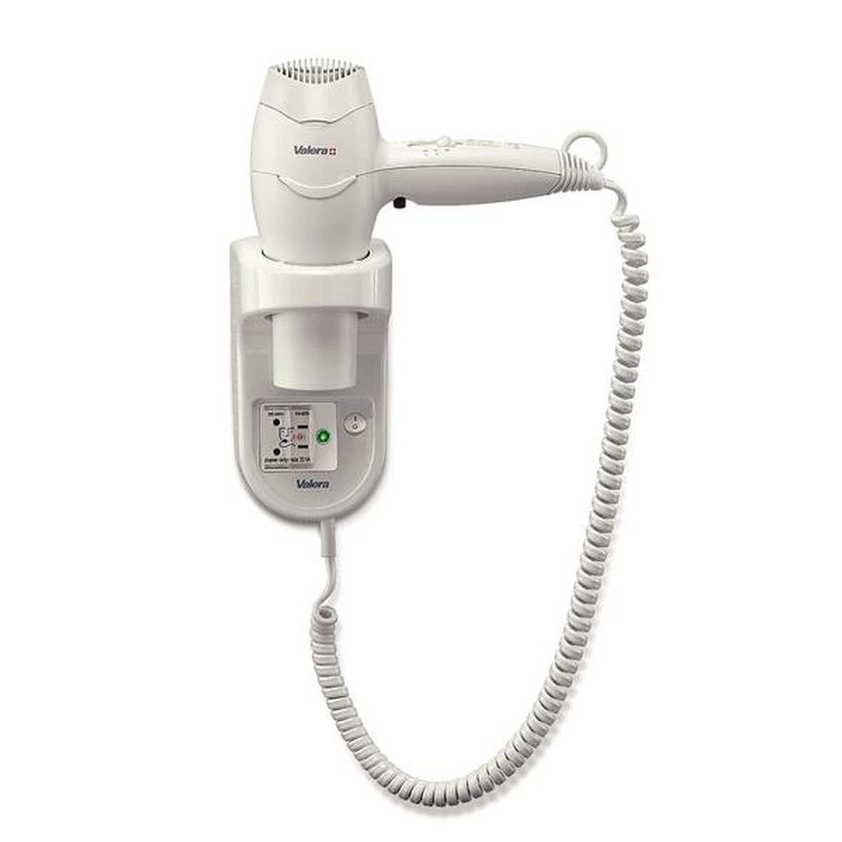 Valera Excel 1600 Shaver weiß - Haartrockner 1600 W - Wandhalterung und Rasiersteckdose