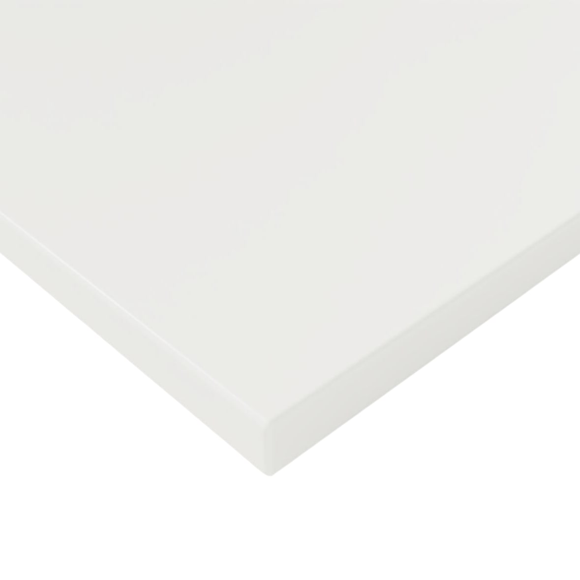 Bisley Tischplatte 160x80 cm in weiß, Schreibtischplatte aus Holz, Holzplatte, Spanplatte kratzfest beschichtet mit ABS-Kante für DIY Homeoffice