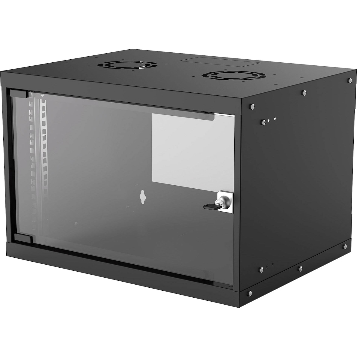 Intellinet Basic Line 6HE 19 Zoll Wandgeh?use (B x H x T) 540 x 353 x 400 mm 6 HE Schwarz (RA 714143