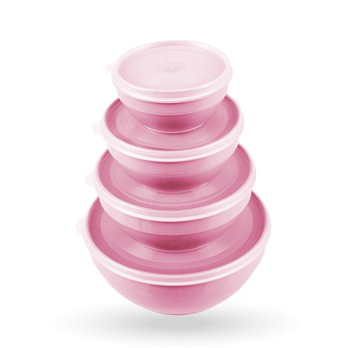 Vorratsdosen 8er Set "Rund" Rosa ( 2 x 4er )
