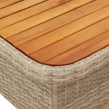 thumbnail of vidaXL 3-tlg. Bistro-Set mit Kissen Beige Poly Rattan