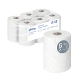 thumbnail of Essuie-mains roulés Kleenex Ultra Slimroll 6781 - Essuie-mains roulés 2 épaisseurs - 6 x rouleaux d'essuie-mains en papier blanc de 100 m
