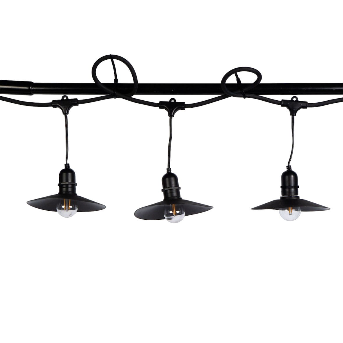 METRO PROFESSIONAL Guirlande lumineuse Vana, PVC/ fil de cuivre, 5 m, 10 LED, économie d'énergie, blanc chaud