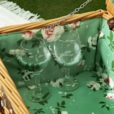 thumbnail of Outsunny Cestino da Picnic in Vimini per 2 Persone con Stoviglie
