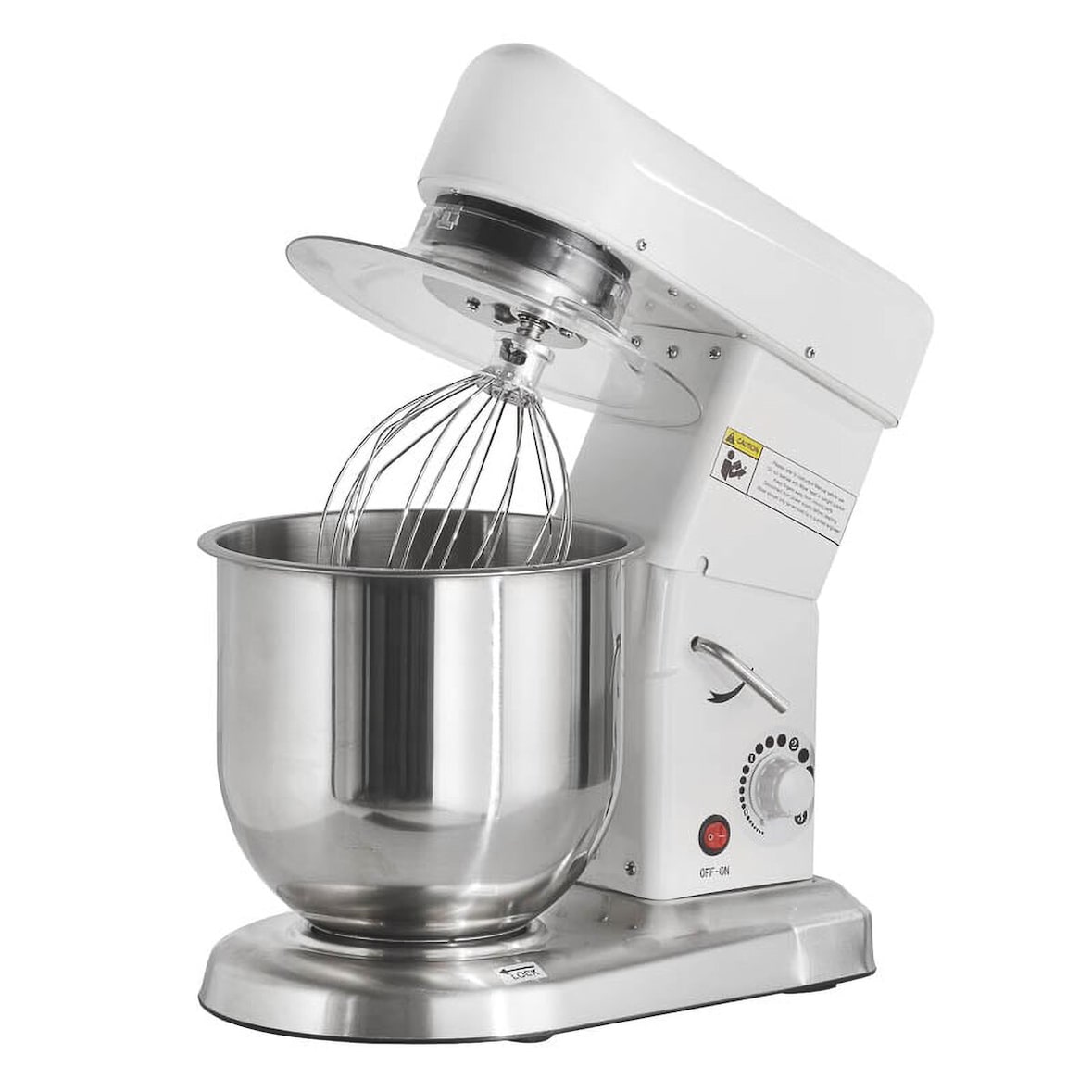 GastroHero Planetenrührwerk ECO 7 Liter – stufenlos regelbar bis 302 U/min, robustes Edelstahlgehäuse
