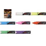 thumbnail of Marqueur craie Chalk Marker, pointe biseau de 8 mm, encre jaune fluo