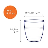 thumbnail of de 6 vasos Gigogne 16 cl - Caja redonda de cristal transparente Duralex