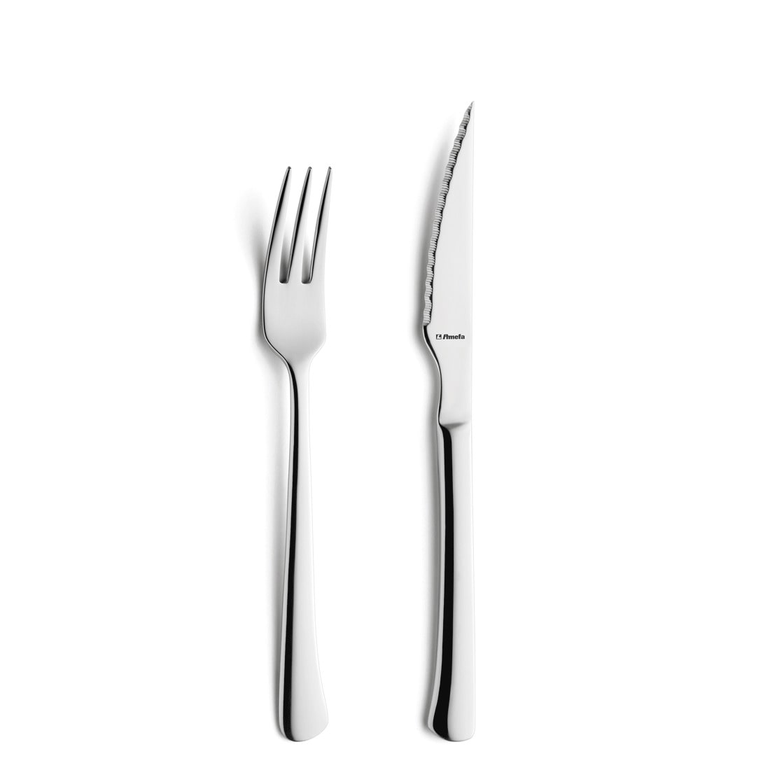 Amefa CHULETERO  Steakbesteck Set, Edelstahl 18/10, 12-teilig