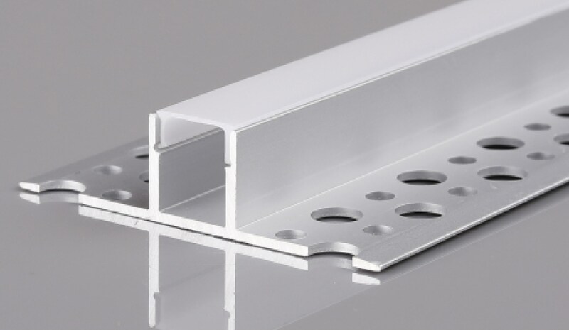 Produktbild von LED Alu Unterputz Profil Z-6114 Inkl. Abdeckung Matt 2000mm