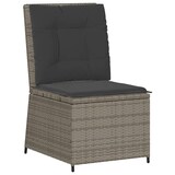 thumbnail of vidaXL 5-tlg. Garten-Lounge-Set mit Kissen Grau Poly Rattan