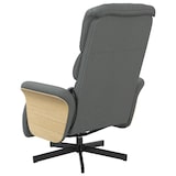 thumbnail of vidaXL Massagesessel mit Fußteil Dunkelgrau Stoff