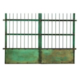 thumbnail of Biscottini Eingangstore 115x6x115 cm - Gartentor für den Außenbereich - Gartenzaun - Grünes Schmiedeeisentor