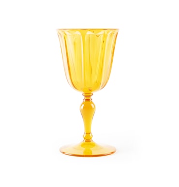 Excelsa set de 6 copas Country plástico 25 cl amarillo