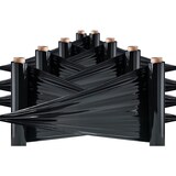 thumbnail of OFITURIA Film Negro Para Embalar 50 Cm y estirable hasta 300 Metros De Longitud, Rollo De Film Elástico Manual Para Embalaje Industrial (6 rollos)