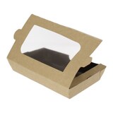 thumbnail of MONOUSO - Papieren Take-Out Container "Premium" 19x10x3,5cm 480ml (25 Stuks)