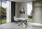 thumbnail of Ausziehbarer Tisch 90x130/234 cm Volantis Weiß Esche Gestell 4/A