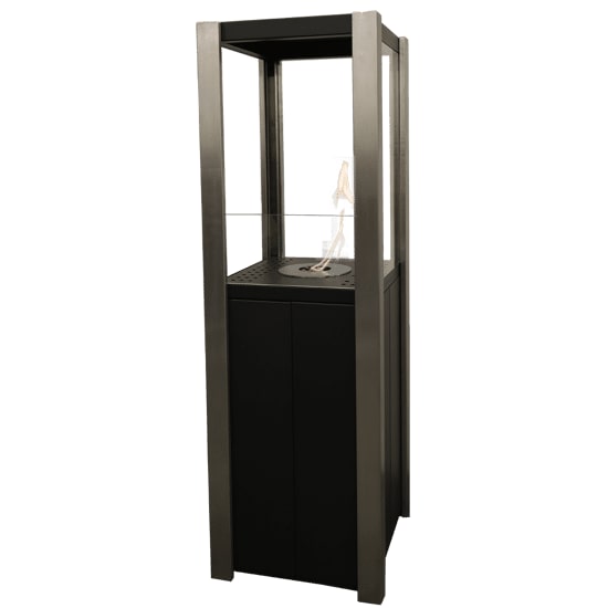 Tecno Air System - Nevada - Bio-Fußbodenkamin - Schwarz