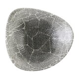 thumbnail of Churchill Studio Prints Kintsugi Quartz Schwarze dreieckige Schale, 235 mm, (12 Stück)