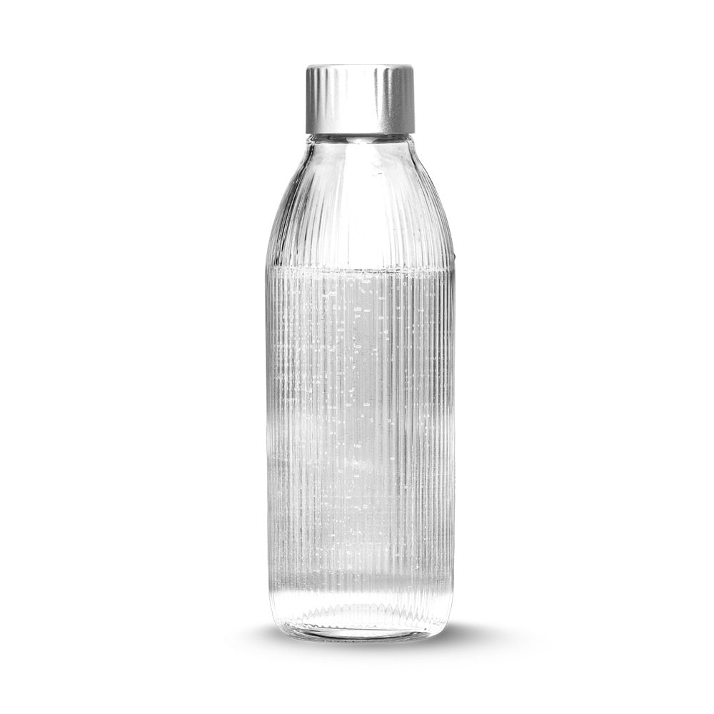 La bouteille en verre Mysoda 1,1l 100.00 cl Transparent / Cristal Rond Verre Mysoda 9.00x9.00 cm