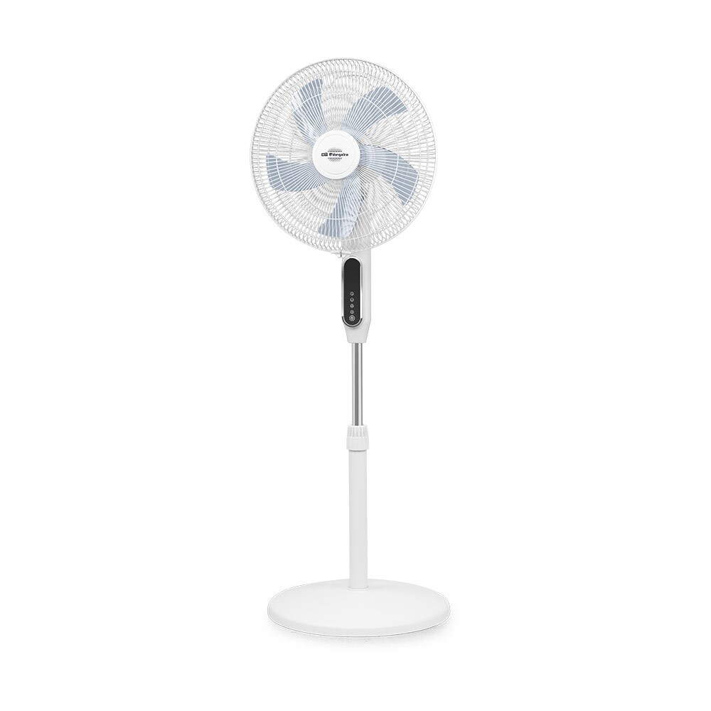Orbegozo ventilador de pie y sobremesa (2 en 1), panel de control LED, 3 velocidades, 3 modos, temporizador, función oscilante, diámetro 40 cm, 55 W