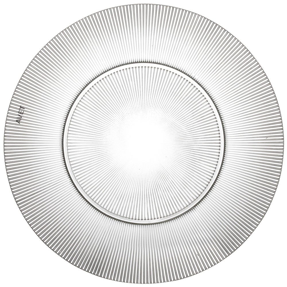 Avet juego 6 platos presentación  vidrio diámetro 32,5 cm dk348832