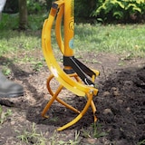 thumbnail of TORNADICA SET: Kultivator-Wurzelentferner mit Pedal-Hebel: Gartenkralle, Vertikutierer und Unkrautentferner in einem Gerät, Gartenwerkzeug