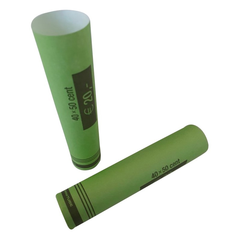 1000 tubes en papier pour mise en rouleau des pièces de 0,50 euro - FORMAREC